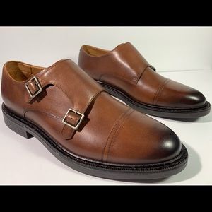 Polo Ralph Lauren Asher leather Monk strap Buckle